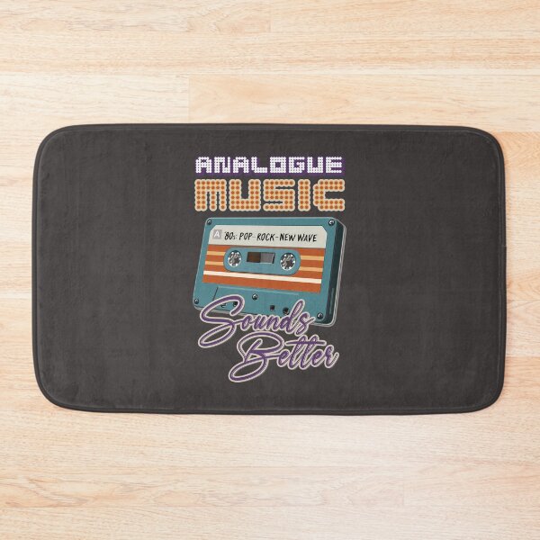 Item preview, Retro Music : Cassette Tape - Analogue Music Sounds Better - 80s Pop Rock New Wave (Purple) designed and sold by RetroTeeStudio.