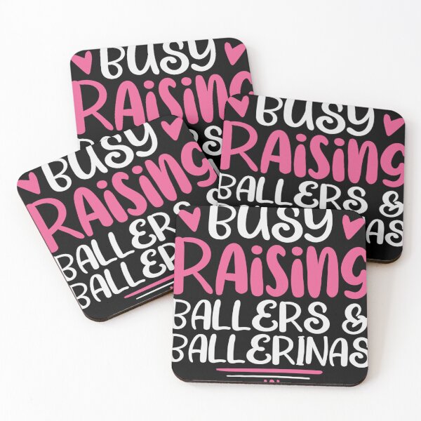 Item preview, Busy Raising Ballers & Ballerinas Funny Dance Mom Heart Gift Idea / Mother's day Gifts designed and sold by Eloiburer809.