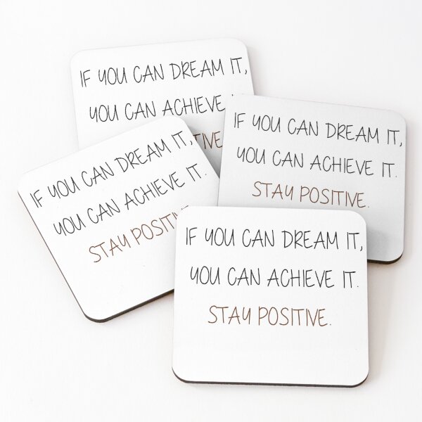 Item preview, if you can dream it you can achieve it ,stay positive designed and sold by ikrame-shop.