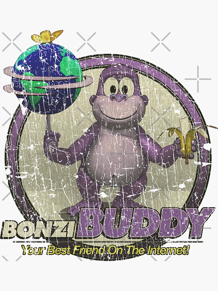 Bonzi Buddy Send Me Sticker - Bonzi Buddy Send Me Monkey