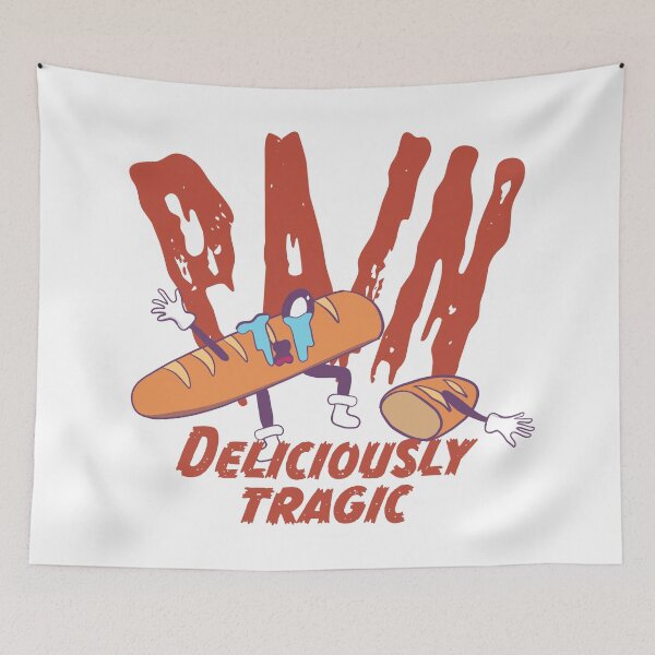 Item preview, PAIN - Absurd Bilingual Pun about Bread designed and sold by Ryphna.