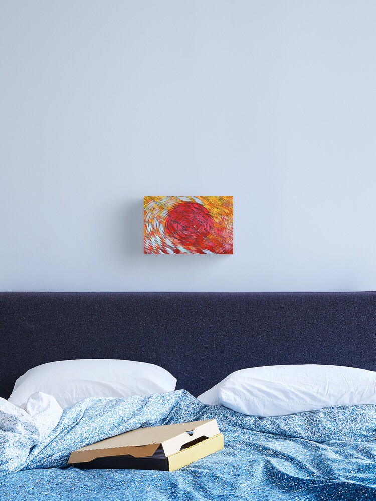 Thumbnail 2 of 3, Canvas Print, Fish Waves designed and sold by KateRattray.