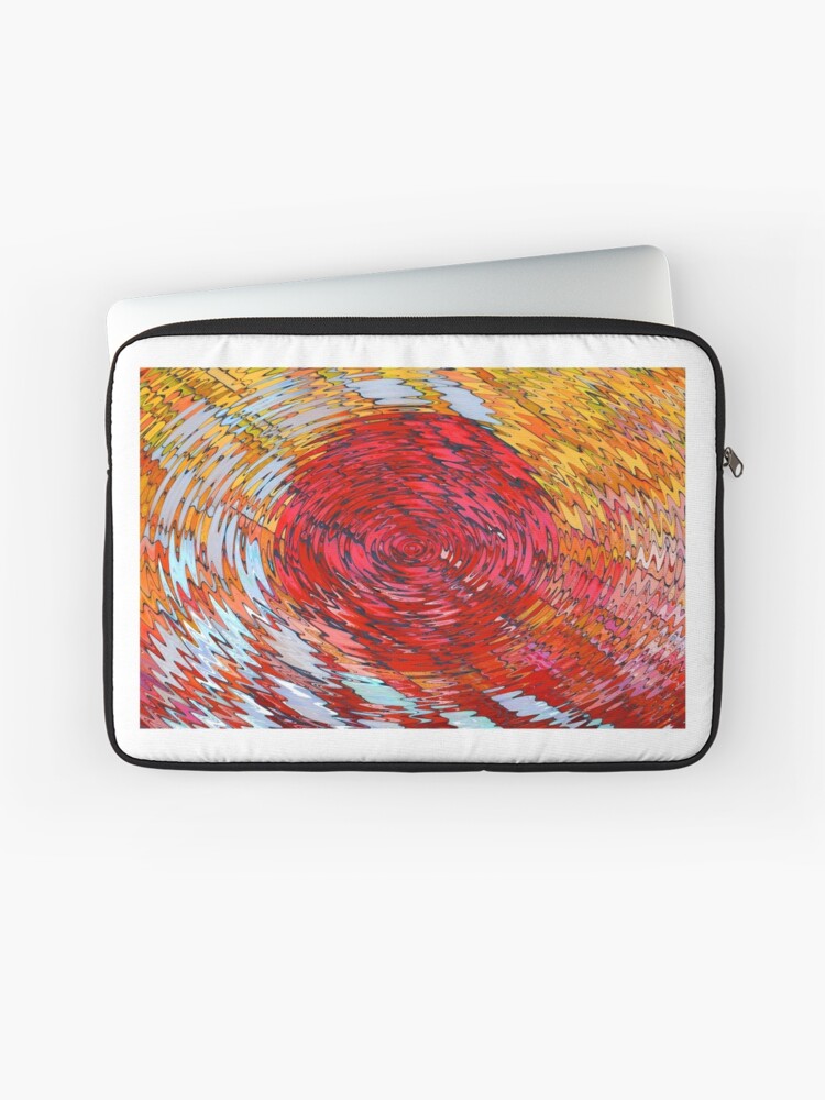 Thumbnail 1 of 2, Laptop Sleeve, Fish Waves designed and sold by KateRattray.