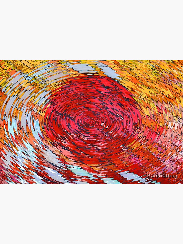 Thumbnail 2 of 2, Art Board Print, Fish Waves designed and sold by KateRattray.