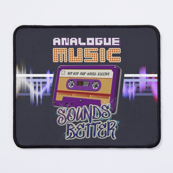 Item preview, Retro Music : Cassette Tape - Analogue Music Sounds Better - Hip Hop, Rap, House, Electro designed and sold by RetroTeeStudio.
