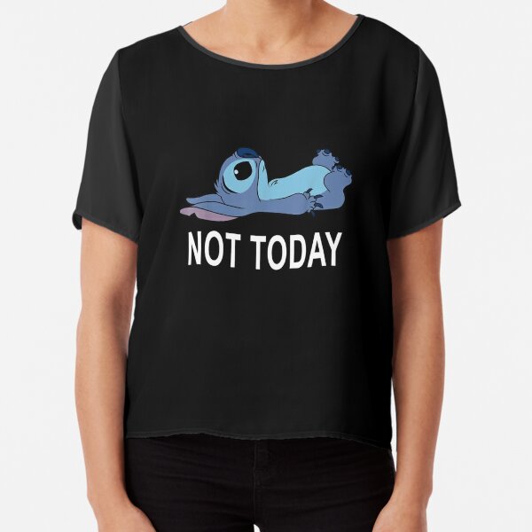 Disney Lilo Stitch Not Today Stitch Poster by Oso Jaime - Pixels