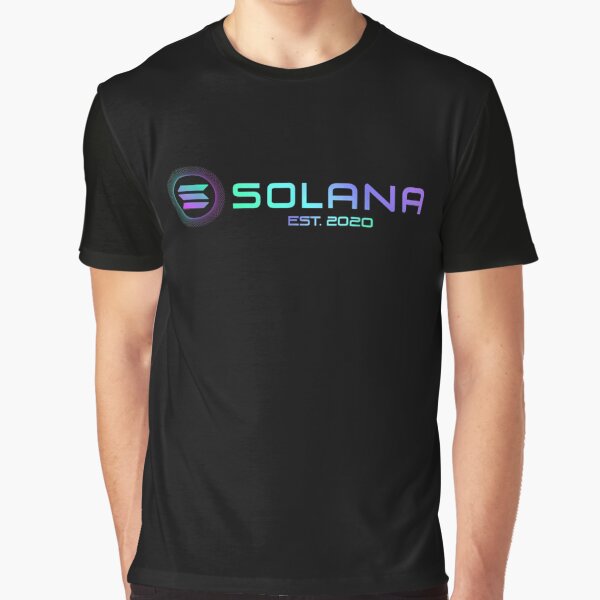Solana cryptocurrency Solana SOL Graphic T-Shirt