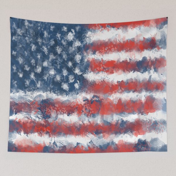 Item preview, usa flag american flag  designed and sold by BekimART.