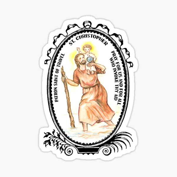 Item preview, Saint Christopher Patron of Travel designed and sold by myaltar.