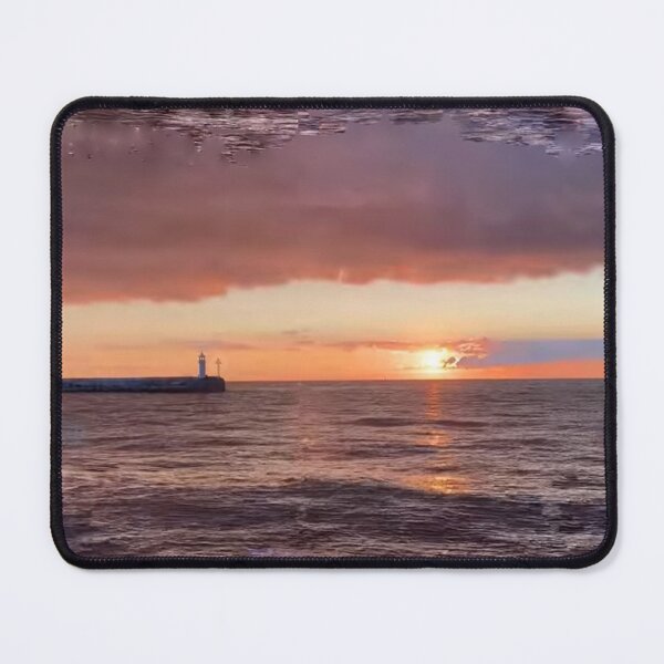 Item preview, sunset, lighthouse, sky, dawn, strip, distance, dream, very peri, trend  year designed and sold by Maria Mihailova.