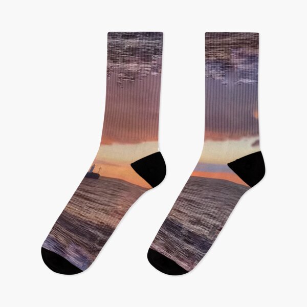Item preview, sunset, lighthouse, sky, dawn, strip, distance, dream, very peri, trend  year designed and sold by Maria Mihailova.