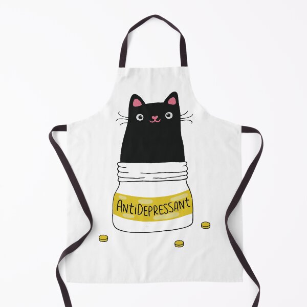 Item preview, Funny Black Cat Antidepressant designed and sold by RobeLan.