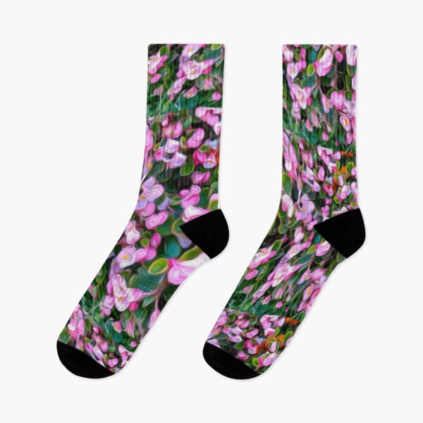 Item preview, Pretty pink Begonia pattern designed and sold by Patternflower.