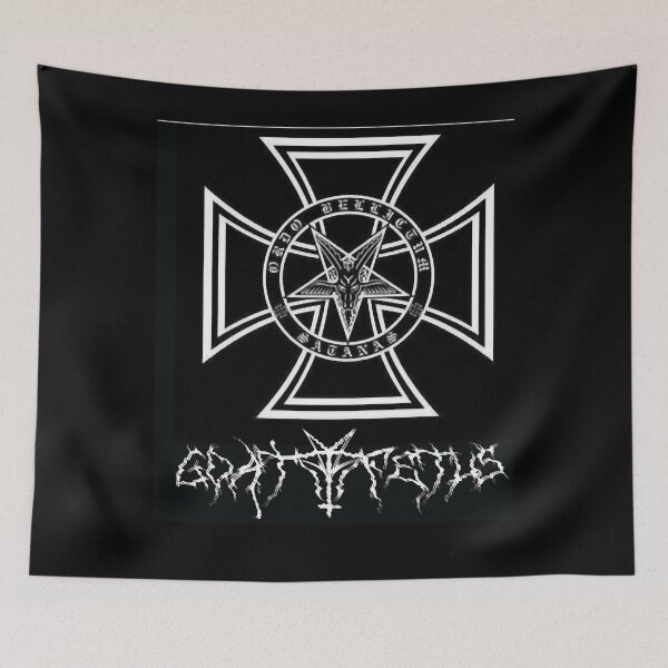 Item preview, Goat Fetus Iron Cross Classic T-Shirt designed and sold by MichaelVic.