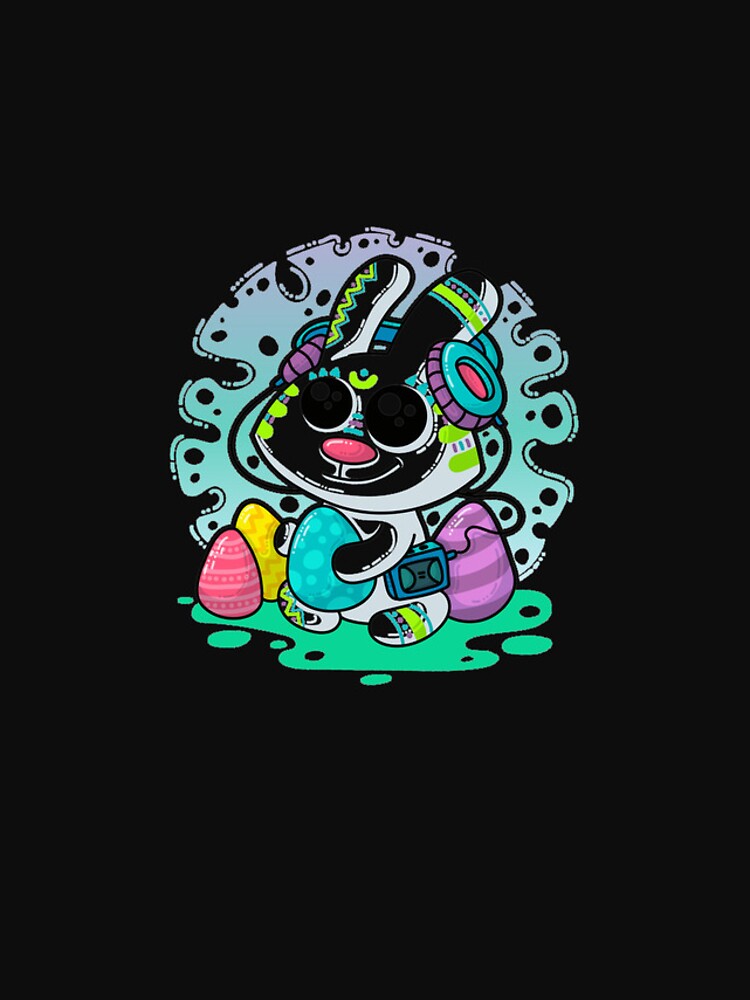 Thumbnail 4 of 4, iPhone Case, Music Rabbit Sticker designed and sold by DanielLopacki.