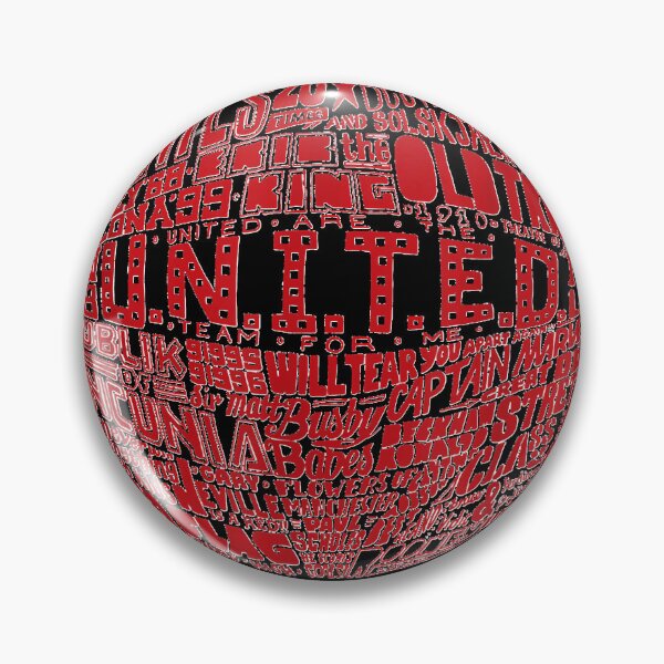 Item preview, Manchester United FC Rojo Tipografía Fútbol designed and sold by YvonneMuilenbu.