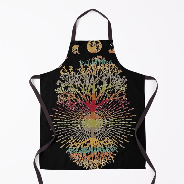 Item preview, Phases of the Moon Retro 60's 70's Vibe Tree of Life designed and sold by YvonneMuilenbu.