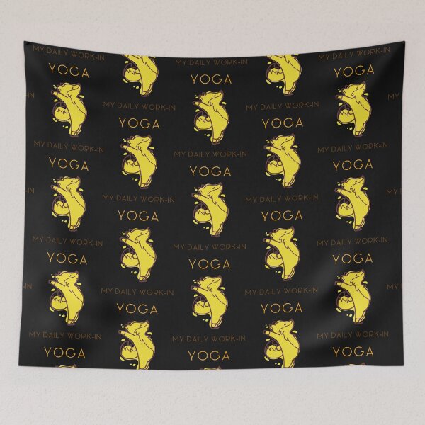 Item preview, Yoga, my daily work in Classic T-Shirt designed and sold by WinfriedHiller.