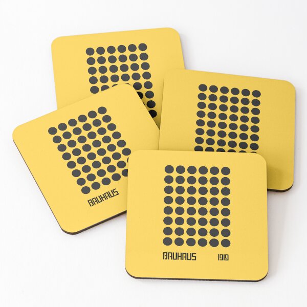 Item preview, Bauhaus - Modern Art - Dots - Yellow designed and sold by artswag.