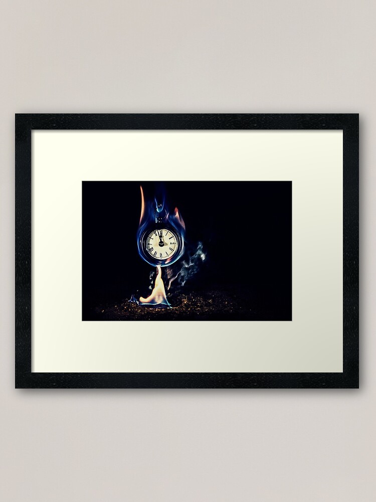 Thumbnail 1 of 7, Framed Art Print, Three Minutes left designed and sold by DBailey.