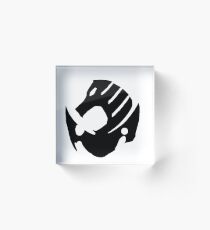 Kyuranger Red Acrylic Block