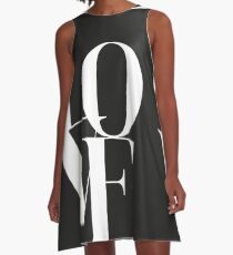 Love 01 A-Linien Kleid