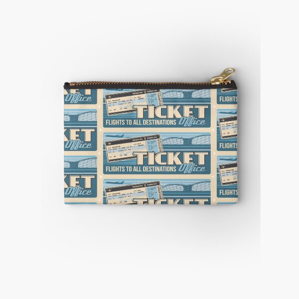 Item preview, Blue White Flight Ticket Design - Office Style designed and sold by lookupcare.