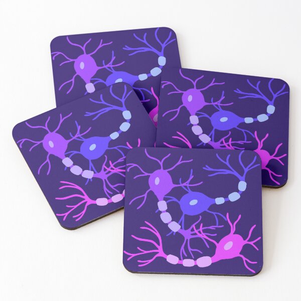 Item preview, Connected Neurons - Neon Purple designed and sold by BundaBear.