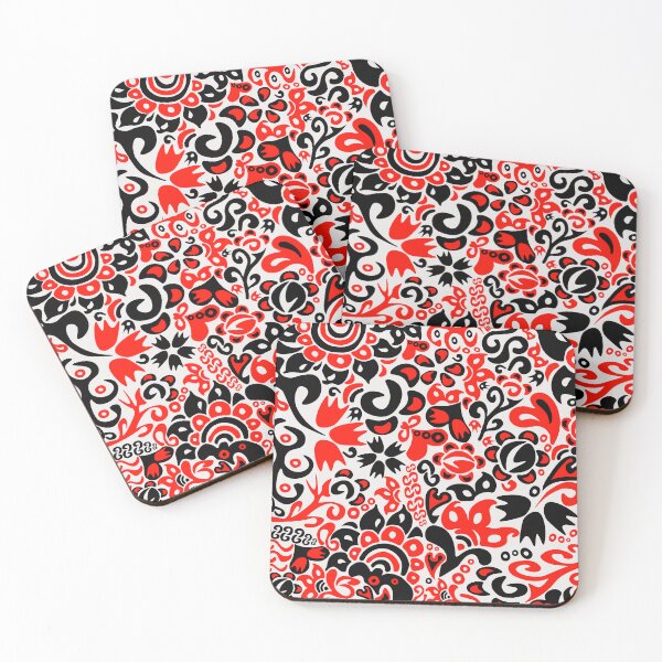 Item preview, Folklore pattern with Ukrainian traditional colors designed and sold by CutieBlue.
