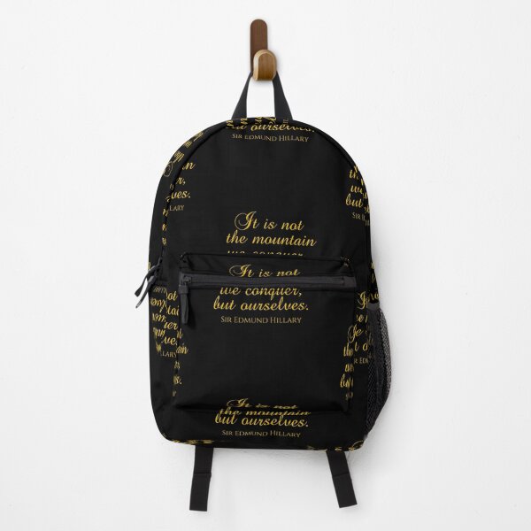 Item preview, Sir Edmund Hillary Quotes - It Is Not The Mountain We Conquer But Ourselves - Mountain Climber designed and sold by PhiloJourney.