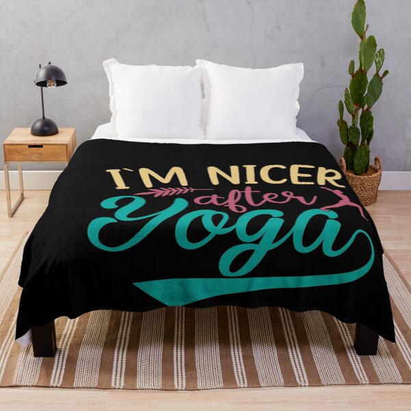 Item preview, I'm Nicer After Yoga designed and sold by Kaaimaan.