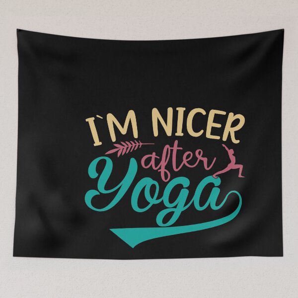Item preview, I'm Nicer After Yoga designed and sold by Kaaimaan.