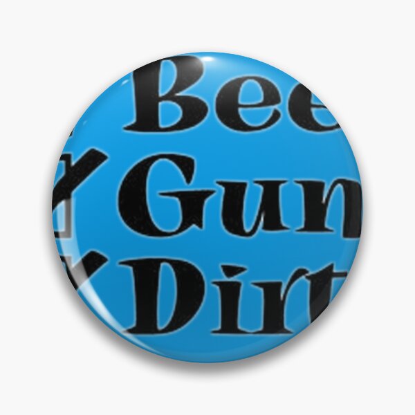 Item preview, BEER GUNS DIRT Checklist Sticker designed and sold by KatrinStangl.
