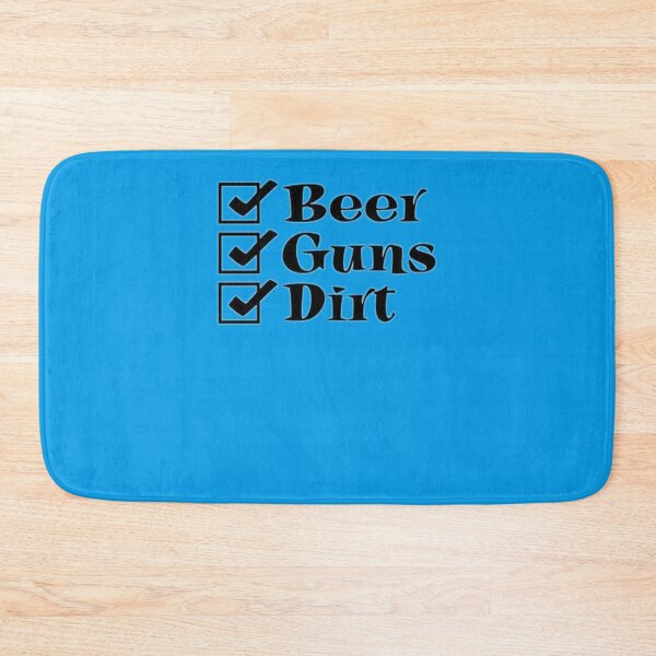Item preview, BEER GUNS DIRT Checklist Sticker designed and sold by KatrinStangl.