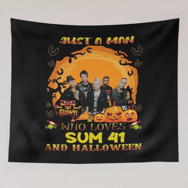Item preview, Just A Man Who Loves Sum And Halloween designed and sold by EmilyHayhurst.