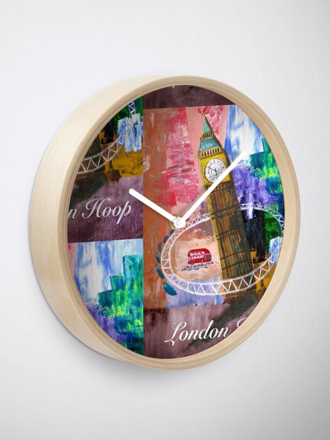 Alternate view of London Hoop Clock