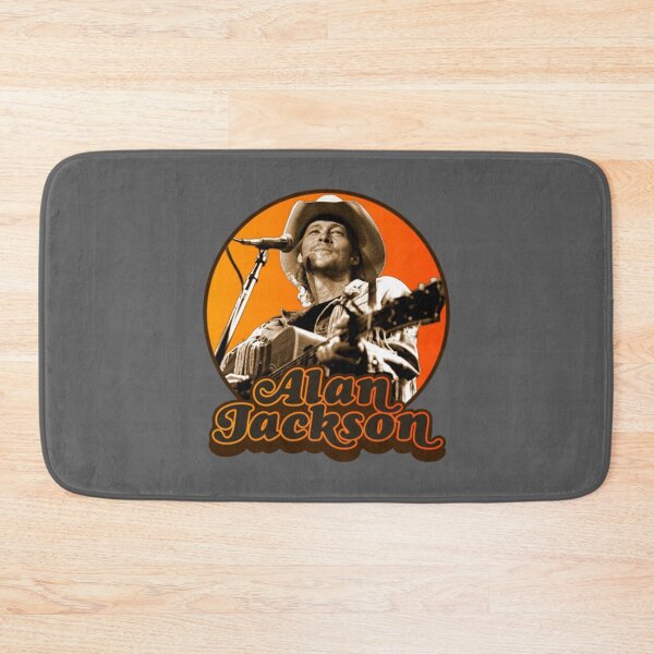 Aperçu de l'œuvre Alan Jackson Fan Art de pays de style rétro créée et vendue par LeightonOtis.