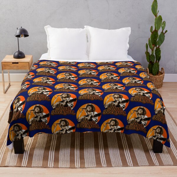 Item preview, Alan Jackson Retro Style Country Fan Art designed and sold by LeightonOtis.