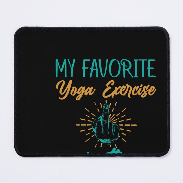Item preview, Yoga Favorite Exercise At Sunrise Funny designed and sold by Kaaimaan.