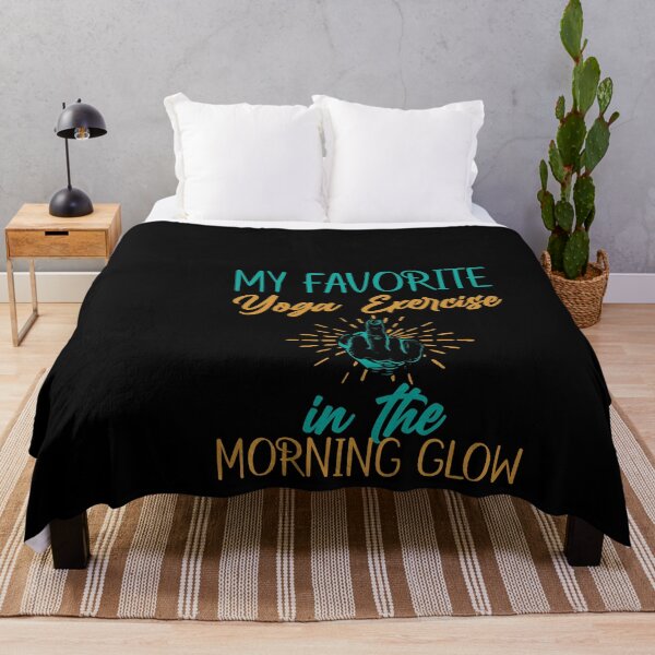 Item preview, Yoga Favorite Exercise At Sunrise Funny designed and sold by Kaaimaan.