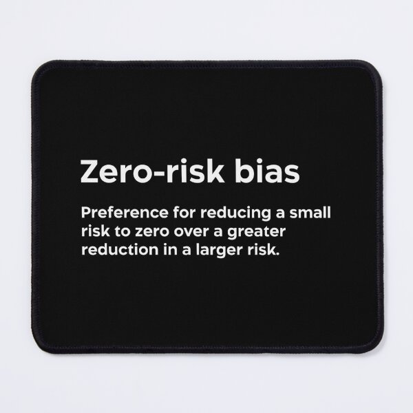 Item preview, Zero-risk bias white designed and sold by EdimQuotes.