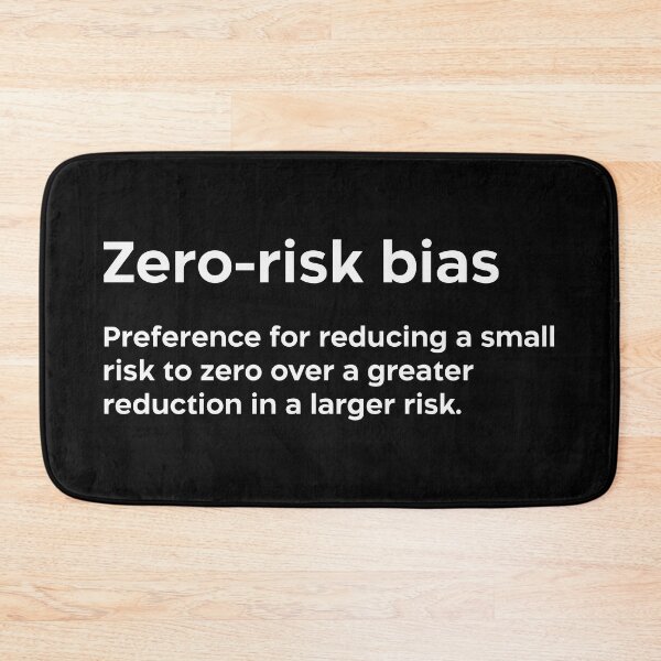Item preview, Zero-risk bias white designed and sold by EdimQuotes.