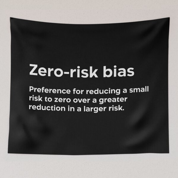 Item preview, Zero-risk bias white designed and sold by EdimQuotes.