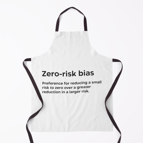 Item preview, Zero-risk bias black designed and sold by EdimQuotes.