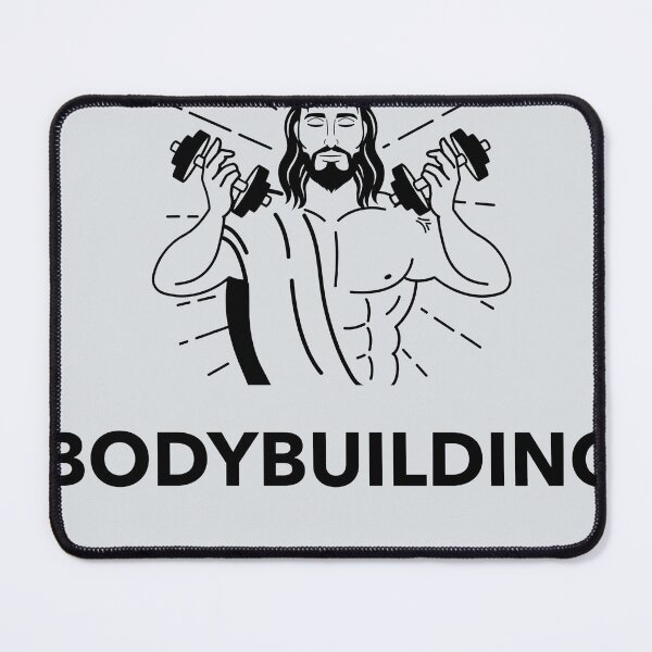 Item preview, NATURAL BODYBUILDING JESUS GRAPHIC designed and sold by storebythom.