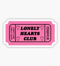 LONELY HEARTS CLUB - Aufkleber Sticker