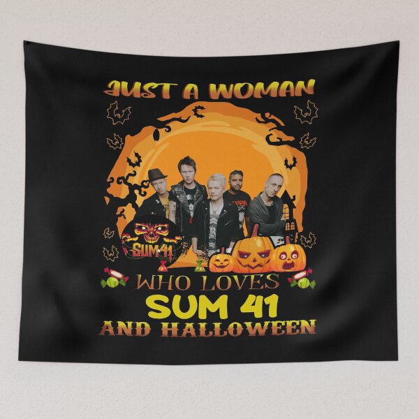 Item preview, Just A Woman Who Loves Sum And Halloween designed and sold by EmilyHayhurst.
