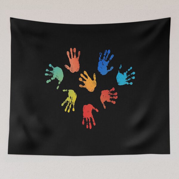 Item preview, Finger Paint Kids Handprint designed and sold by MooonTees.