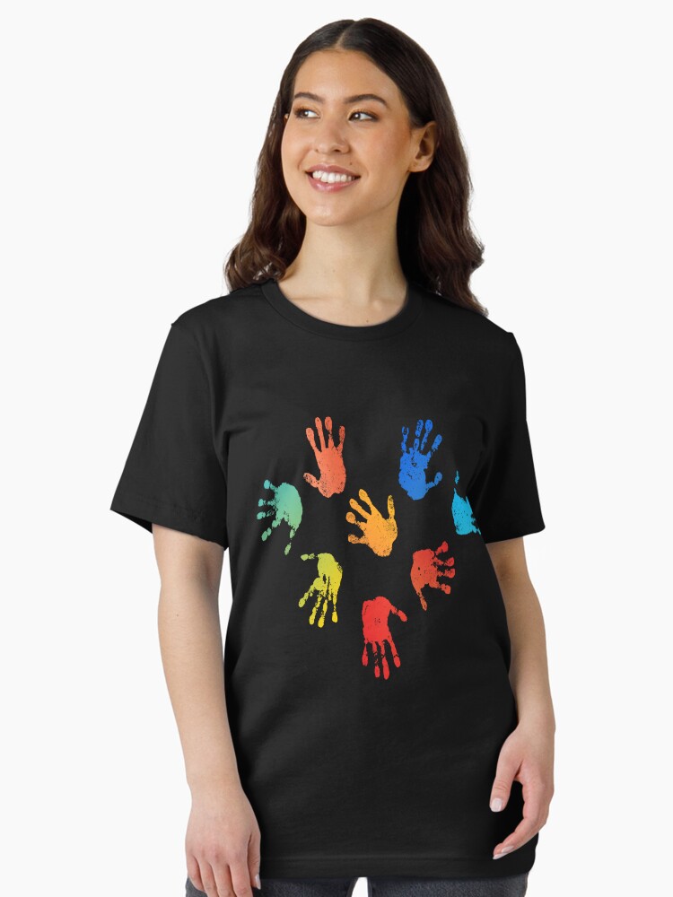 Finger Paint Kids Handprint