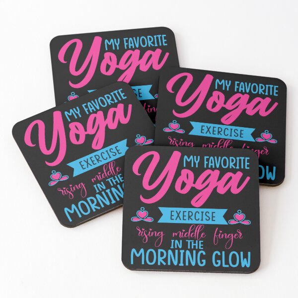 Item preview, Funny Yoga Favorite Exercise At Sunrise designed and sold by Kaaimaan.